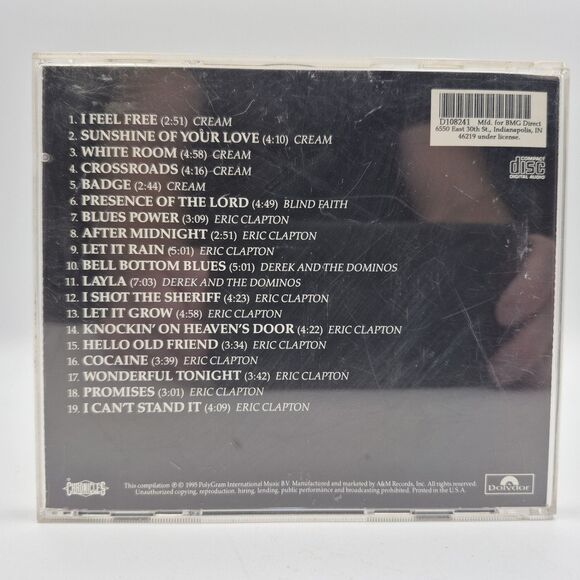 Eric Clapton- The Cream Of Clapton CD - Picture 2 of 4
